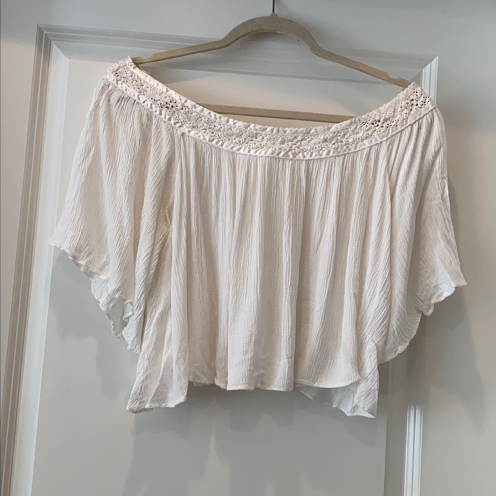 White off the shoulder top!